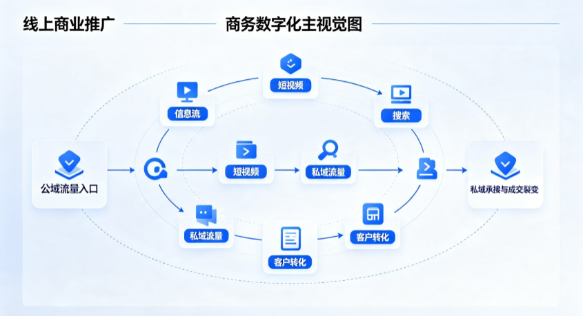 宿豫县线上商业推广怎么做？全域流量闭环搭建与低成本转化实战指南